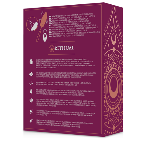 VIBRADOR COM CONTROLE REMOTO PRIYA - RITHUAL