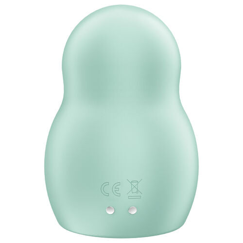 SATISFYER PRO TO GO 1 - VIBRADOR E SUGADOR DE CLITÓRIS VERDE