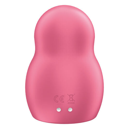 SATISFYER PRO TO GO 1 - VIBRADOR E SUGADOR DE CLITÓRIS ROSA