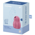 SATISFYER PRO TO GO 1 - VIBRADOR E SUGADOR DE CLITÓRIS ROSA
