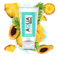 LUBRIFICANTE À BASE DE ÁGUA FRUTAS TROPICAIS - AQUA TRAVEL 50ML