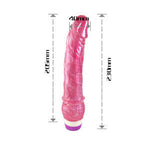 VIBRADOR REALISTA VERMELHO - BAILE 23CM