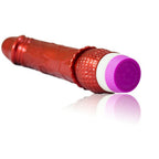 VIBRADOR REALISTA VERMELHO - BAILE 23CM