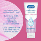 LUBRIFICANTE NATURALS EXTRA SENSÍVEL - DUREX 100 ML