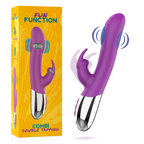 VIBRADOR COELHO COMBI DOUBLE TAPPING - FUN FUNCTION 21CM