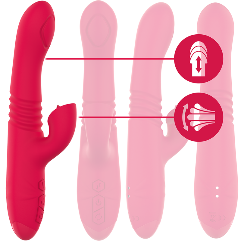 VIBRADOR COELHO DUA MULTIFUNCTION - INTENSE 24CM