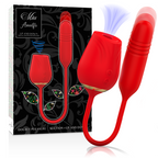 MASSAJADOR VIBRAÇÃO E SUCÇÃO DOUBLE PLEASURE - MIA