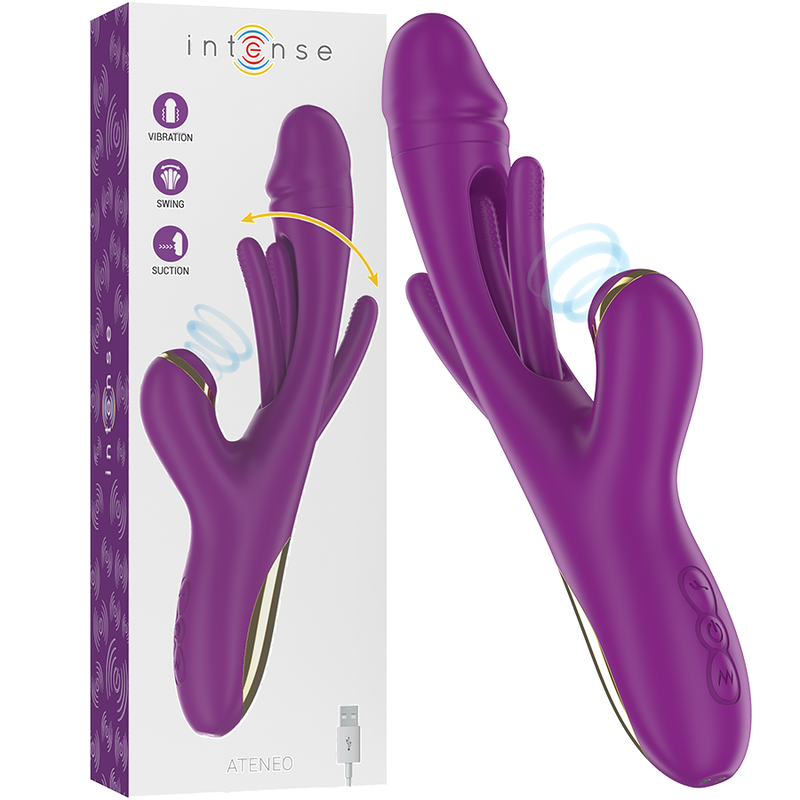 VIBRADOR MULTIFUNÇÕES ATENEO - INTENSE 25CM