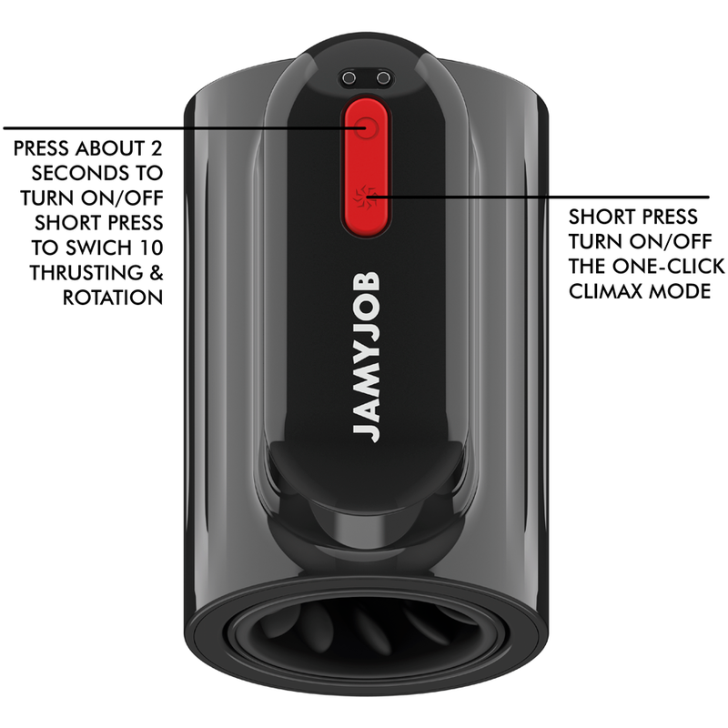 MASTURBADOR VORTEX THRUSTING E 360 ROTATE TECH TURBO MODE - JAMYJOB