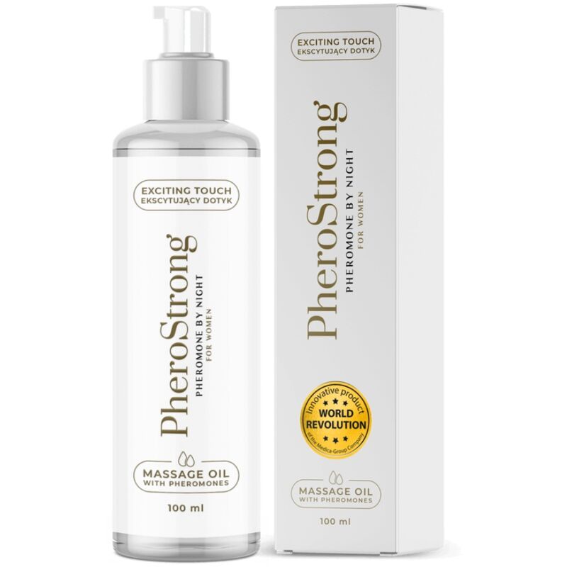 ÓLEO DE MASSAGEM PHEROMONE BY NIGHT - PHEROSTRONG 100ML