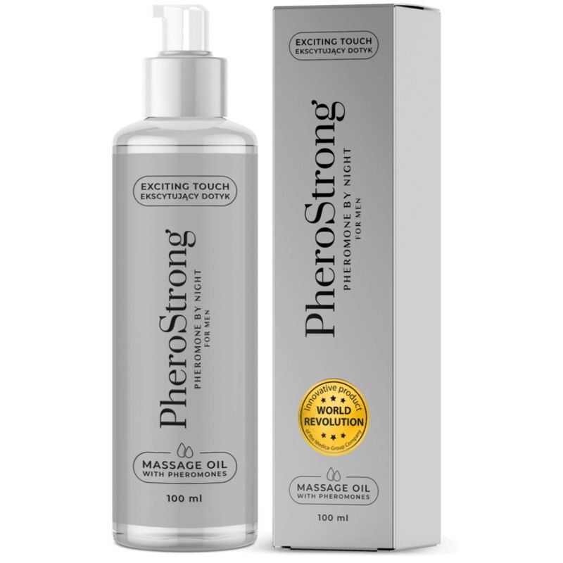 ÓLEO DE MASSAGEM PHEROMONE BY NIGHT - PHEROSTRONG 100ML