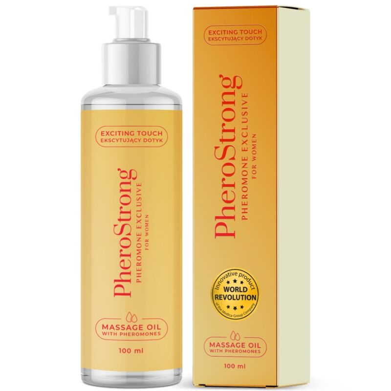 ÓLEO DE MASSAGEM PHEROMONE EXCLUSIVE - PHEROSTRONG 100ML