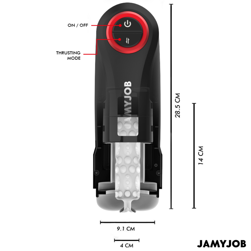 MASTURBADOR AUTOMÁTICO 5 MODOS DE SUCÇÃO - JAMYJOB