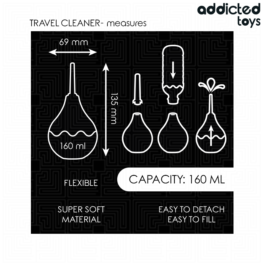 DUCHA LAVAGEM ANAL - ADDICTED TOYS 160ML
