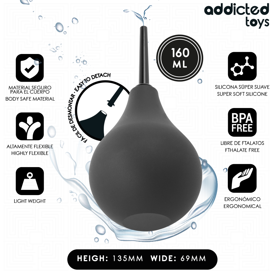 DUCHA LAVAGEM ANAL - ADDICTED TOYS 160ML