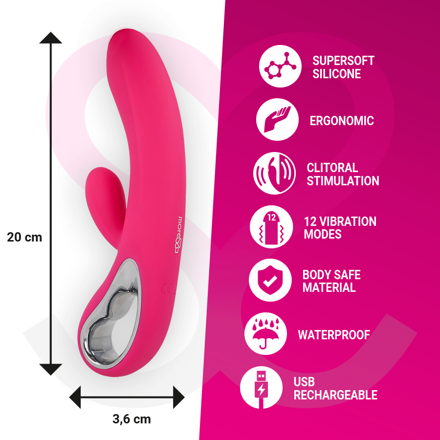 VIBRADOR COELHO TRÓIA - MORESSA 20CM