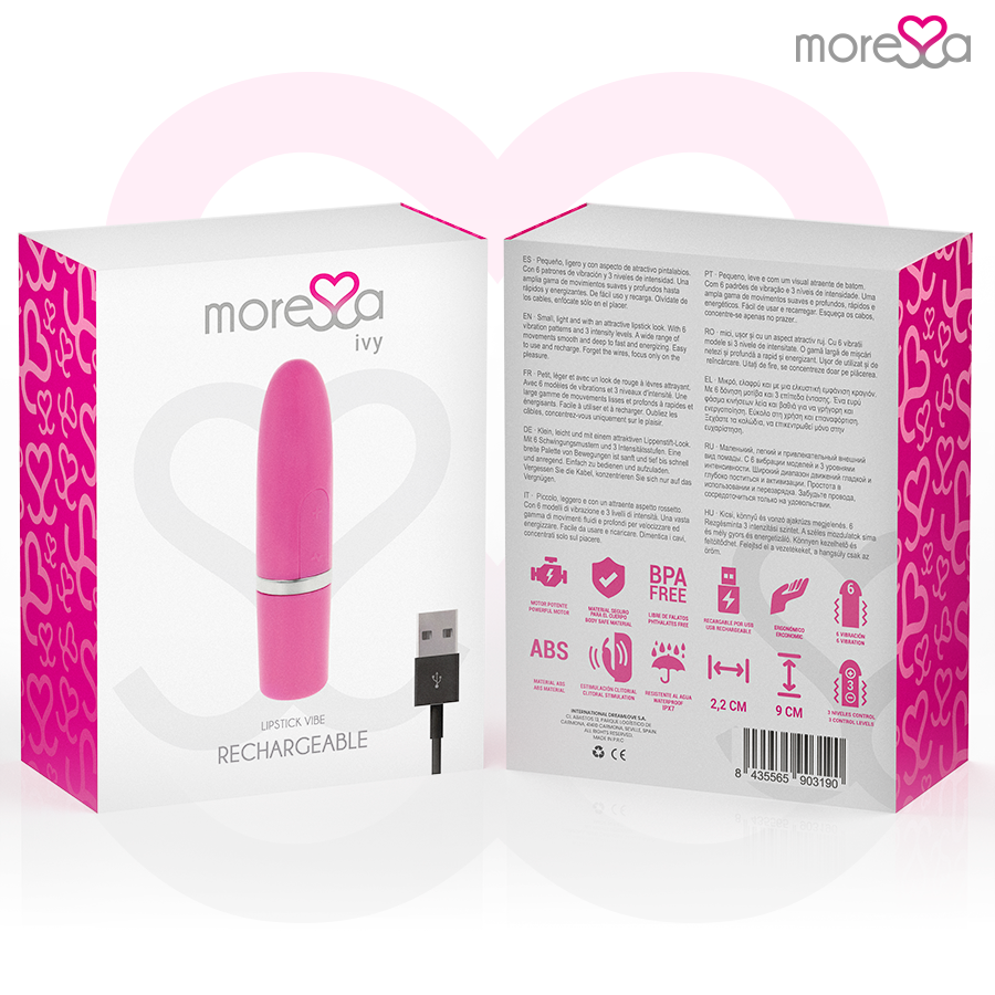 VIBRADOR DISCRETO IVY ROSA - MORESSA