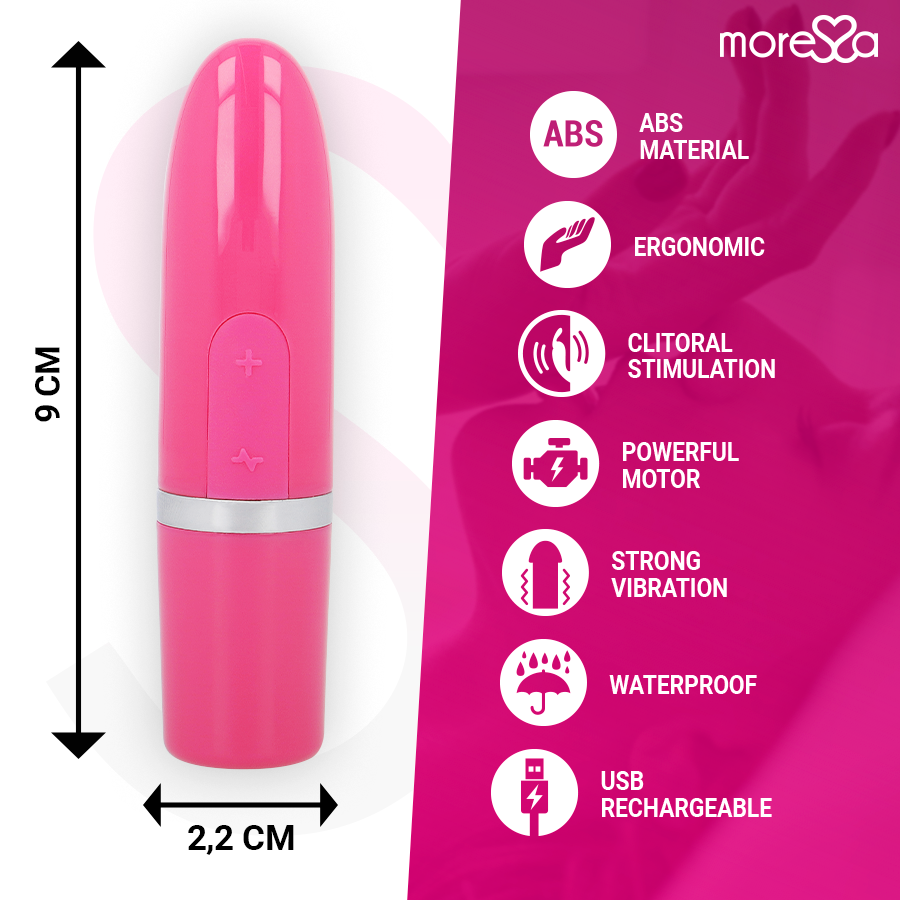 VIBRADOR DISCRETO IVY ROSA - MORESSA