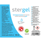 GEL HIDROALCOÓLICO DESINFETANTE DE MÃOS ALOE VERA - STERGEL 100ML