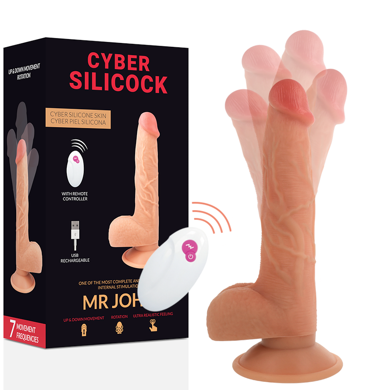 ESTIMULADOR REALISTA CYBER SILICONE SKIN - CYBER SILICOCK 23,8CM