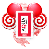 LUBRIFICANTE ÍNTIMO À BASE DE ÁGUA LOLLIPOP DOSE ÚNICA - AQUA TRAVEL  6ML