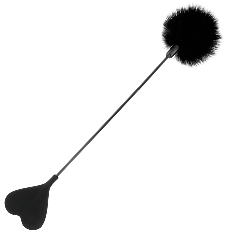 CHICOTE COM PENAS 40CM - DARKNESS