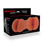 MASTURBADOR MASCULINO SEM VIBRAÇÃO BRANDY - JAMYJOB