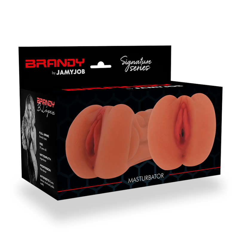 MASTURBADOR MASCULINO SEM VIBRAÇÃO BRANDY - JAMYJOB