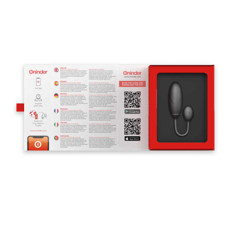 VIBRADOR DE CASAL DENVER - ONINDER 7x2,7 CM