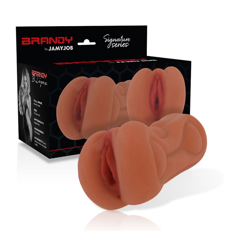 MASTURBADOR MASCULINO SEM VIBRAÇÃO BRANDY - JAMYJOB