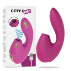 ESTIMULADOR 2 EM 1 - SUCÇÃO DE CLITÓRIS E ESTIMULAÇÃO PONTO G -  COVERME