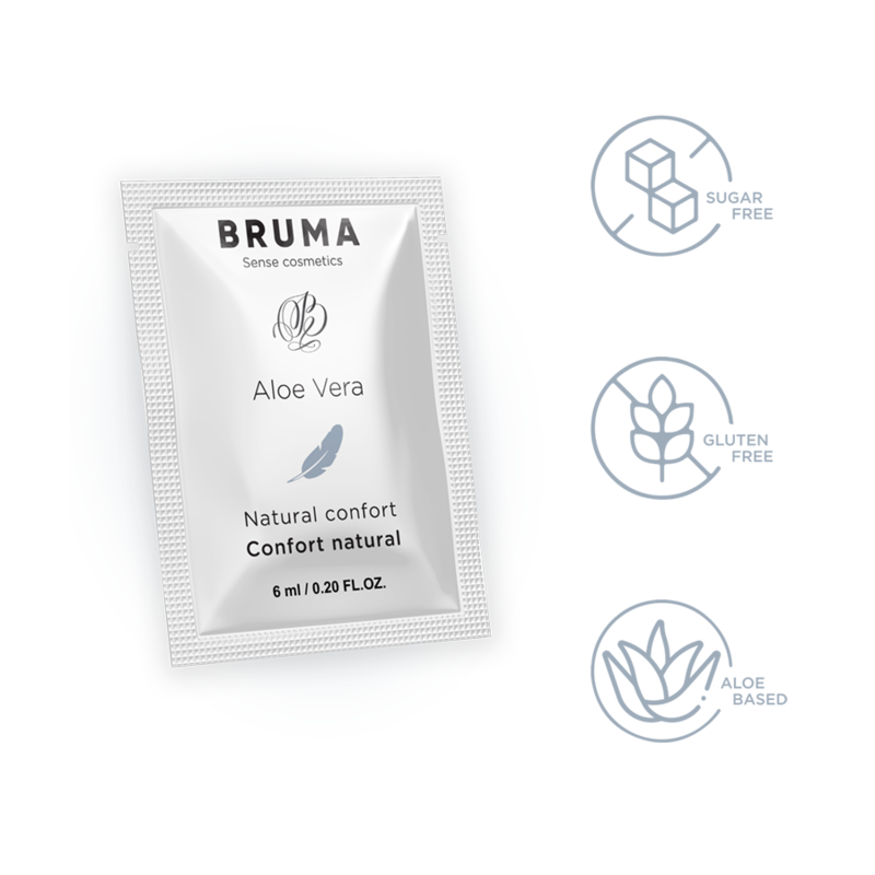 GEL LUBRIFICANTE ALOE VERA NATURAL CONFORT - BRUMA 6ML