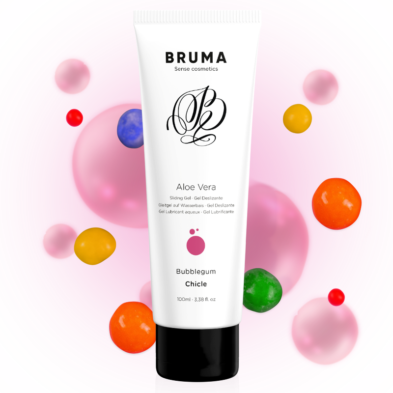 GEL LUBRIFICANTE BRUMA ALOE VERA - SABOR PASTILHA ELÁSTICA 100ML