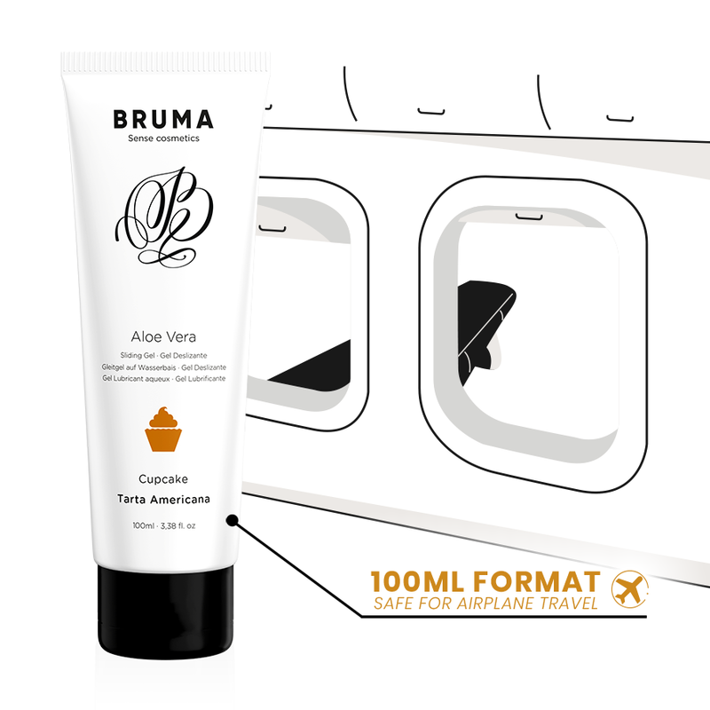 GEL LUBRIFICANTE BRUMA ALOE VERA - SABOR CUPCAKE 100ML