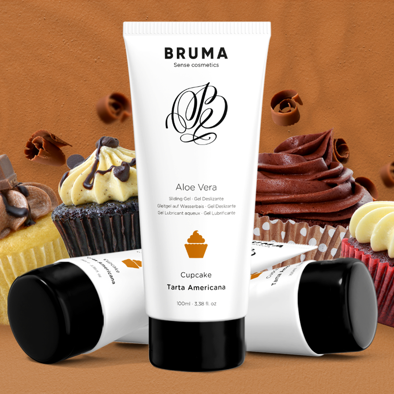 GEL LUBRIFICANTE BRUMA ALOE VERA - SABOR CUPCAKE 100ML