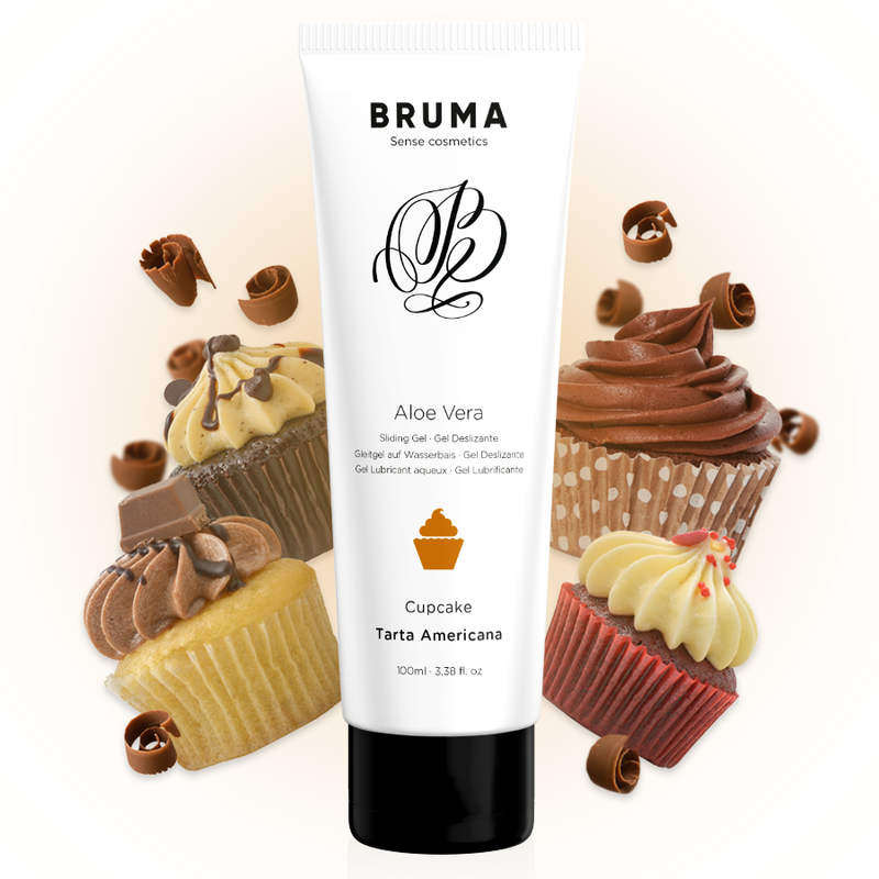 GEL LUBRIFICANTE BRUMA ALOE VERA - SABOR CUPCAKE 100ML