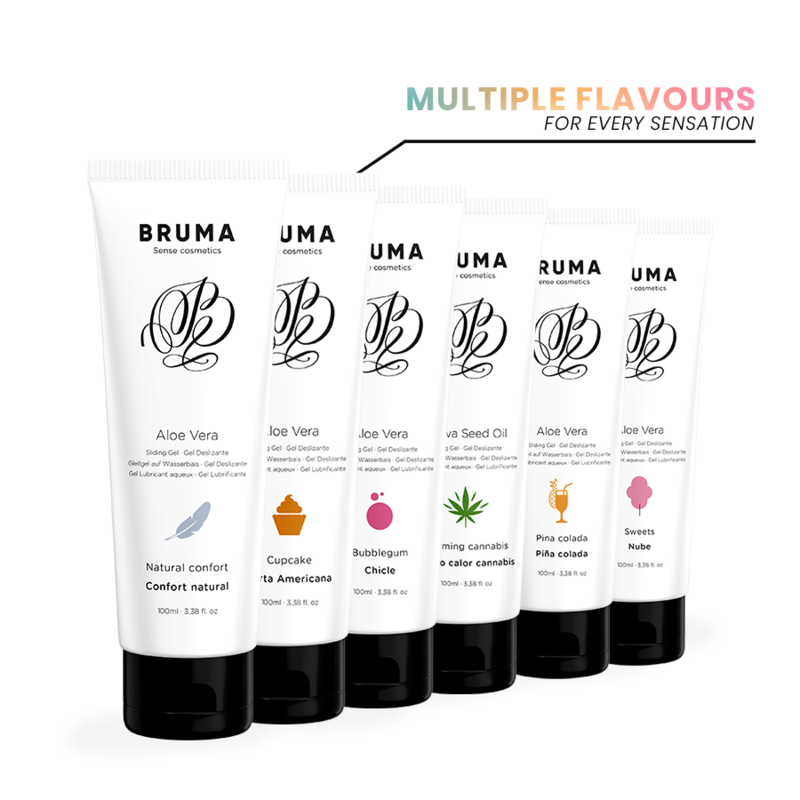 GEL LUBRIFICANTE BRUMA ALOE VERA - SABOR PASTILHA ELÁSTICA 100ML