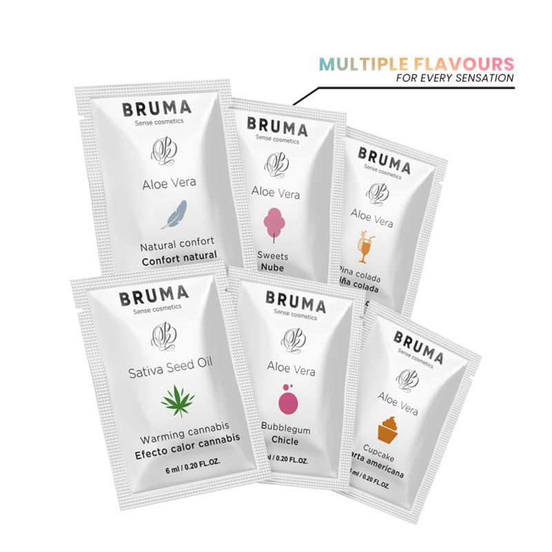 GEL LUBRIFICANTE ALOE VERA SABOR NUVEM DOCE - BRUMA 6ML