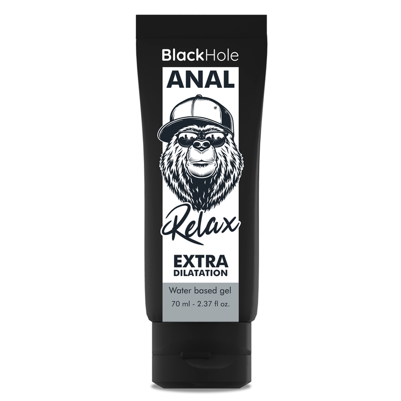 GEL RELAXANTE ANAL À BASE DE ÁGUA -BLACK HOLE 70ML