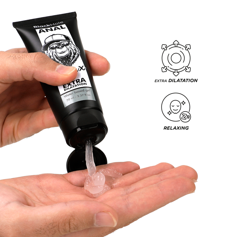 GEL RELAXANTE ANAL À BASE DE ÁGUA -BLACK HOLE 70ML