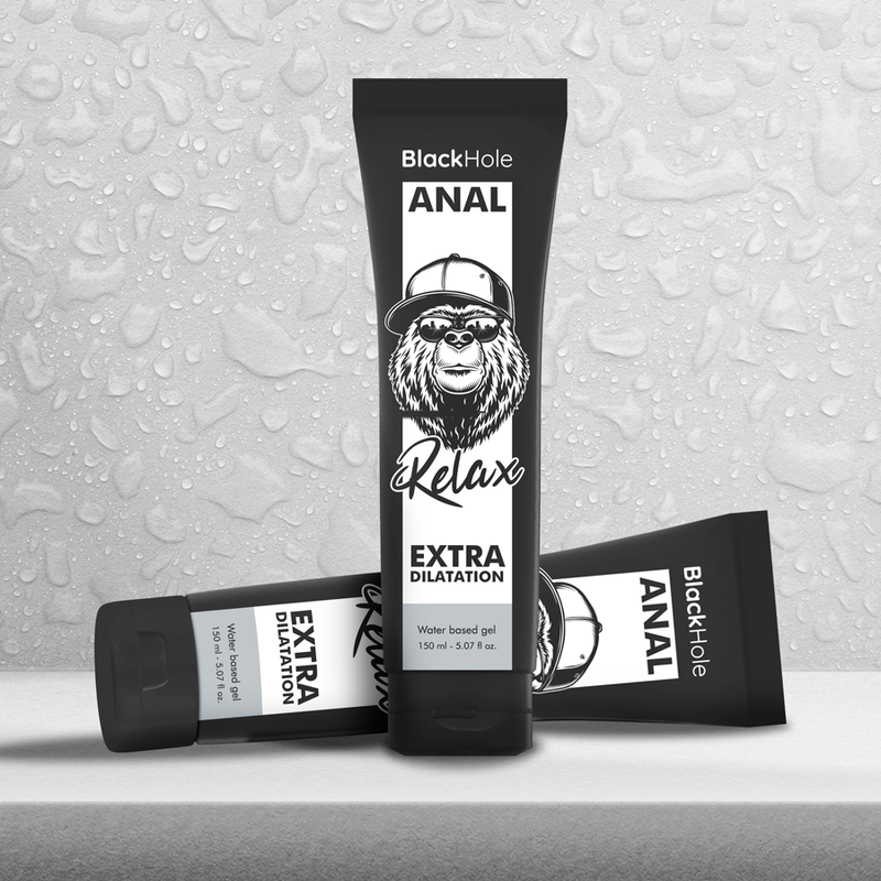 GEL RELAXANTE ANAL À BASE DE ÁGUA -BLACK HOLE 150ML