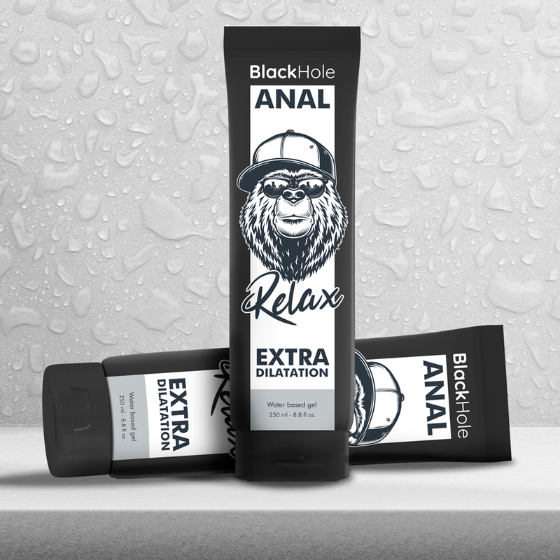 GEL RELAXANTE ANAL À BASE DE ÁGUA -BLACK HOLE 250ML