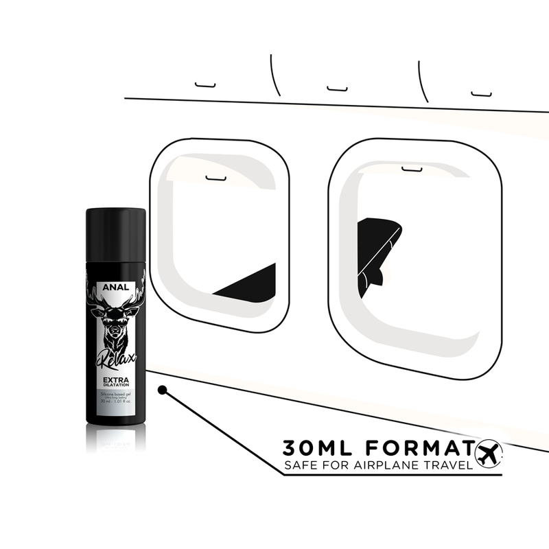 GEL RELAXANTE ANAL BASE DE SILICONE - BLACK HOLE 30ML