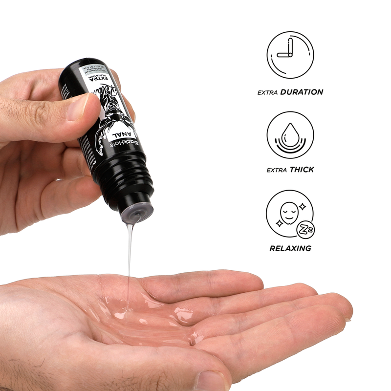 GEL RELAXANTE ANAL BASE DE SILICONE - BLACK HOLE 30ML