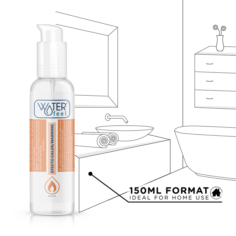 LUBRIFICANTE DE EFEITO CALOR - WATERFEEL 150ML