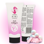 LUBRICANTE À BASE DE ÁGUA PASTILHA ELÁSTICA MORANGO - KIKI TRAVEL 50 ML
