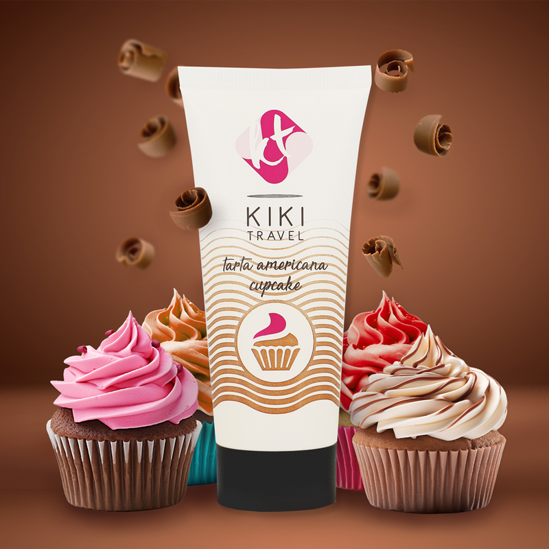 LUBRICANTE À BASE DE ÁGUA CUPCAKE - KIKI TRAVEL 50 ML