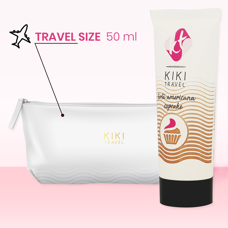 LUBRICANTE À BASE DE ÁGUA CUPCAKE - KIKI TRAVEL 50 ML