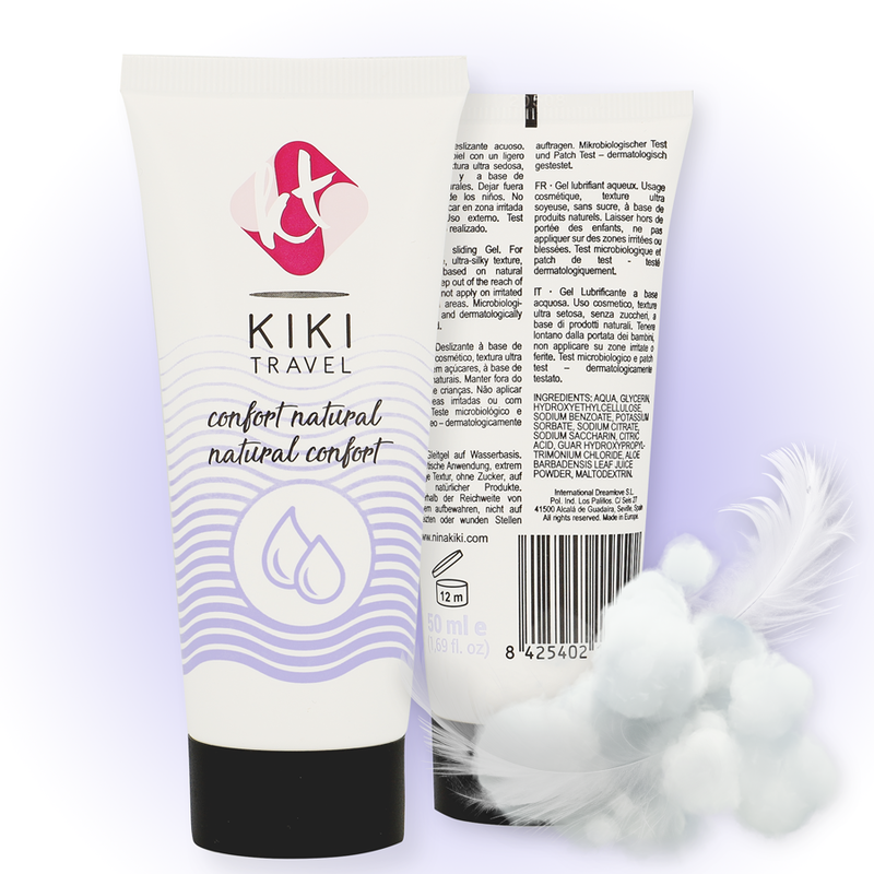 LUBRIFICANTE NATURAL CONFORT KIKÍ TRAVEL 50ML
