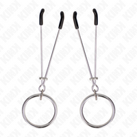 KINK - THIN NIPPLE CLAMPS WITH O-RING 7 CM